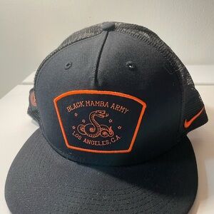 RARE KOBE BRYANT black mamba army hat